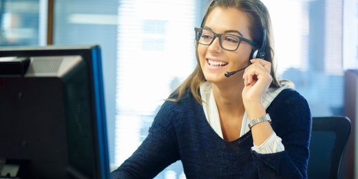 ClearBizDebt dedicated rep on a weekly check-in call with an MCA debt client