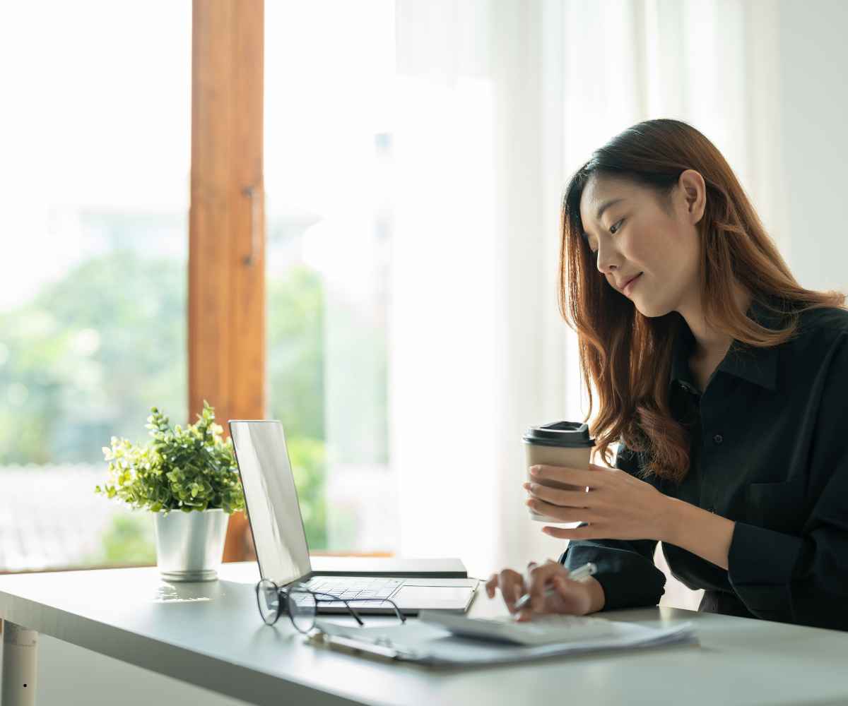 Business owner reviewing a UCC lien notice from a merchant cash advance lender